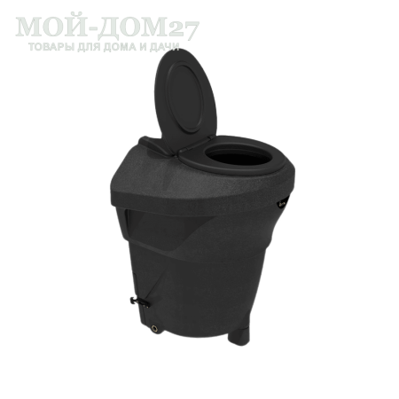 Компостный туалет Rostok 230 (черный гранит) | Мой-Дом27 | Стационарный компостный биотуалет цвета черный гранит емкостью накопительного бака 230 л. Этого хватит на весь дачный сезон.
Особенность является удобное опорожнение через дверцу снаружи помещения. Уборные отходы после полного цикла компостирования представляют собой ценное удобрение для почвы.